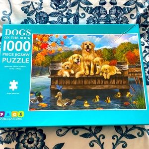Dogs on the Dock 1000 piece Puzzle